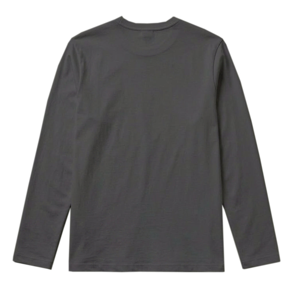 RUM KNUCKLES RK LONDON Long Sleeve Tee - Charcoal - back