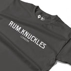 RUM KNUCKLES RK LONDON Long Sleeve Tee - Charcoal - detail