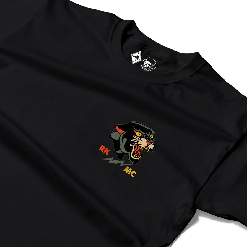 RUM KNUCKLES PANTHER MC Long Sleeve Tee - Black - detail
