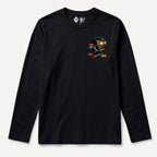 RUM KNUCKLES PANTHER MC Long Sleeve Tee - Black - front