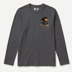 RUM KNUCKLES PANTHER MC Long Sleeve Tee - Charcoal - front