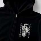 RUM KNUCKLES SNAKE INK Zip Hoodie - Black - detail