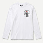 RUM KNUCKLES BROTHERHOOD Long Sleeve Tee - White - front