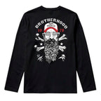 RUM KNUCKLES BROTHERHOOD Long Sleeve Tee - Black - back