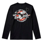 RUM KNUCKLES SPECIAL DELIVERY Long Sleeve Tee - Black - back