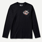 RUM KNUCKLES SPECIAL DELIVERY Long Sleeve Tee - Black - front