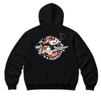 RUM KNUCKLES SPECIAL DELIVERY Zip Hoodie - Black - back