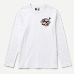 RUM KNUCKLES SPECIAL DELIVERY Long Sleeve Tee - White - front