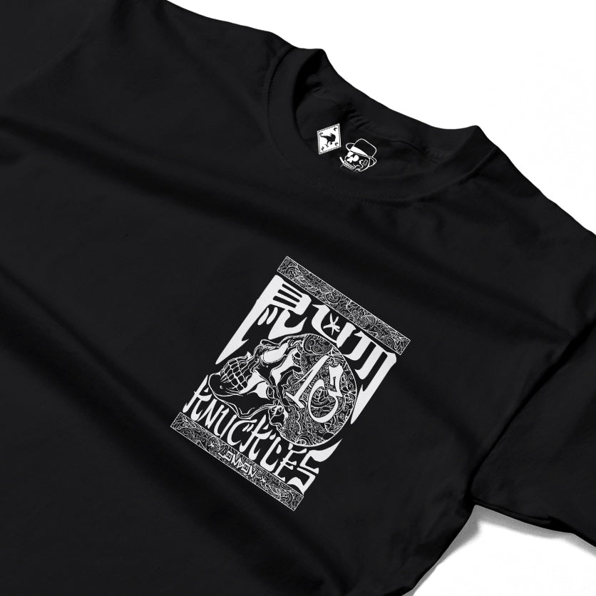 RUM KNUCKLES OG Long Sleeve Tee - Black - detail