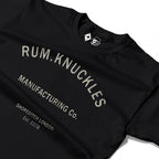 RUM KNUCKLES RK MANUFACTURING Long Sleeve Tee - Black - detail