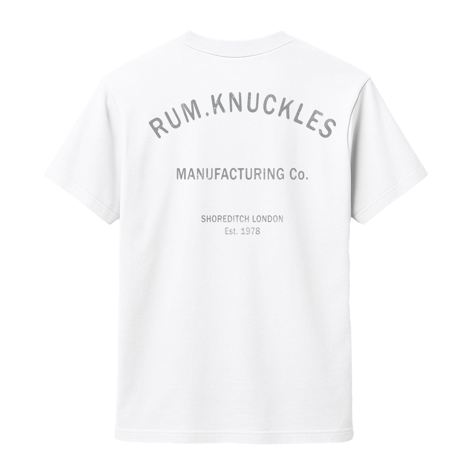 Rum Knuckles - MFG CO. T-Shirt - White