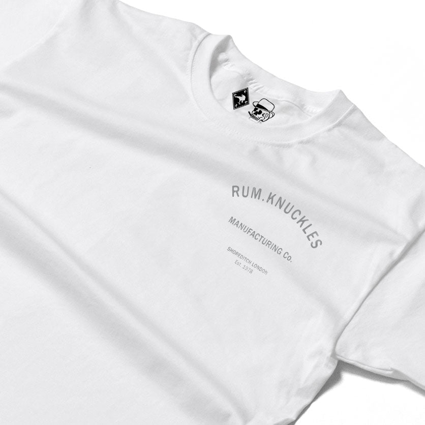 Rum Knuckles - MFG CO. T-Shirt - White