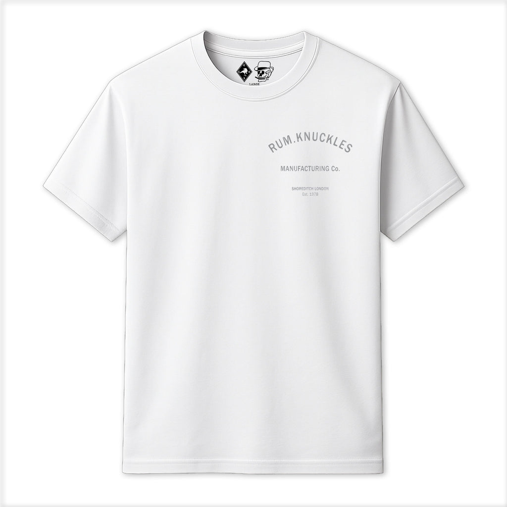 Rum Knuckles - MFG CO. T-Shirt - White