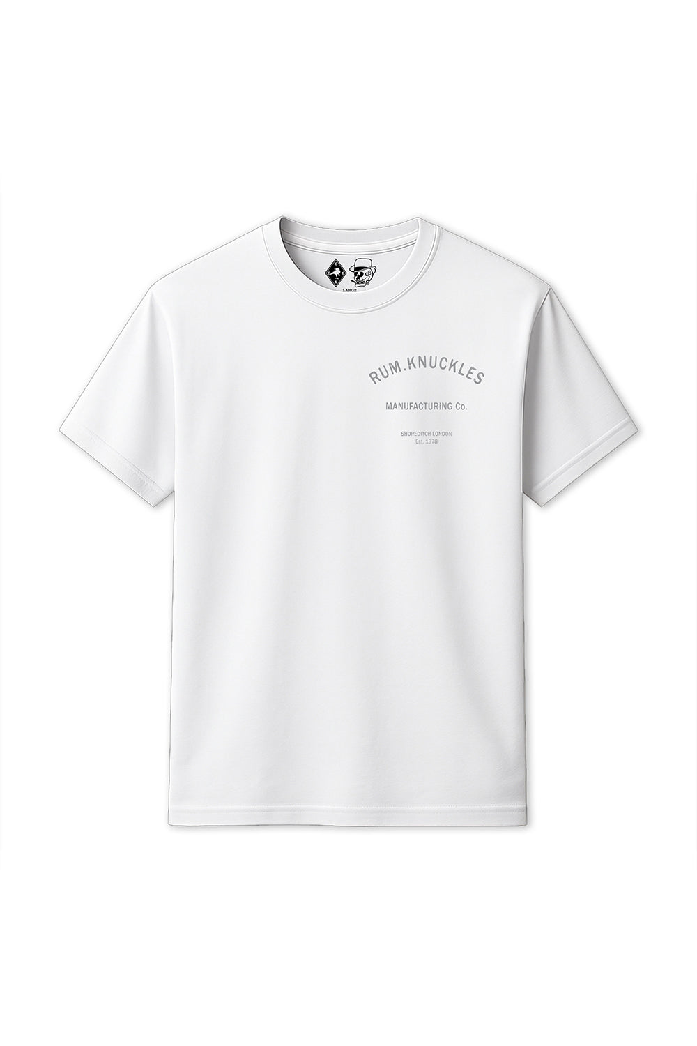 Rum Knuckles - MFG CO. T-Shirt - White