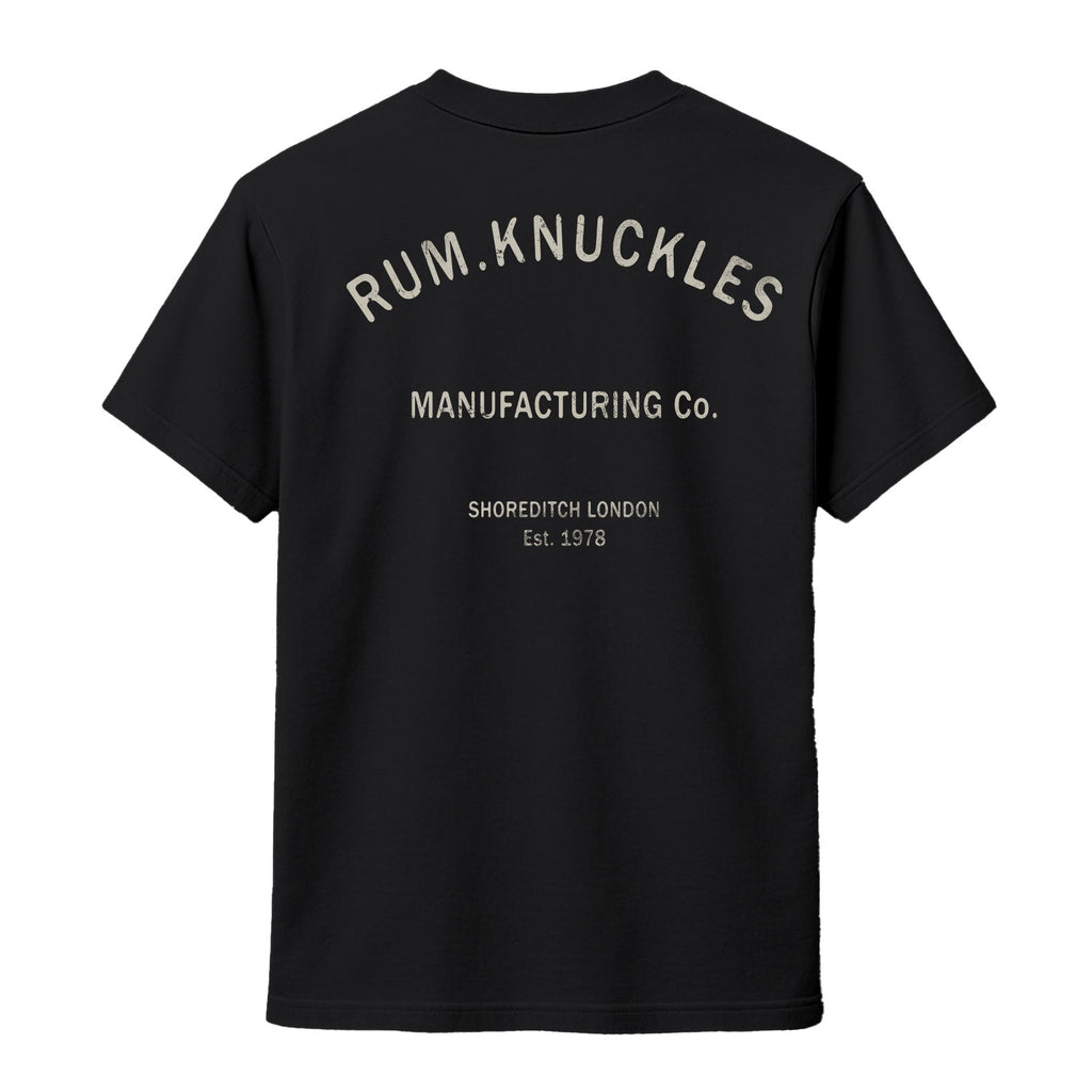 Rum Knuckles - MFG CO. T-Shirt - Black