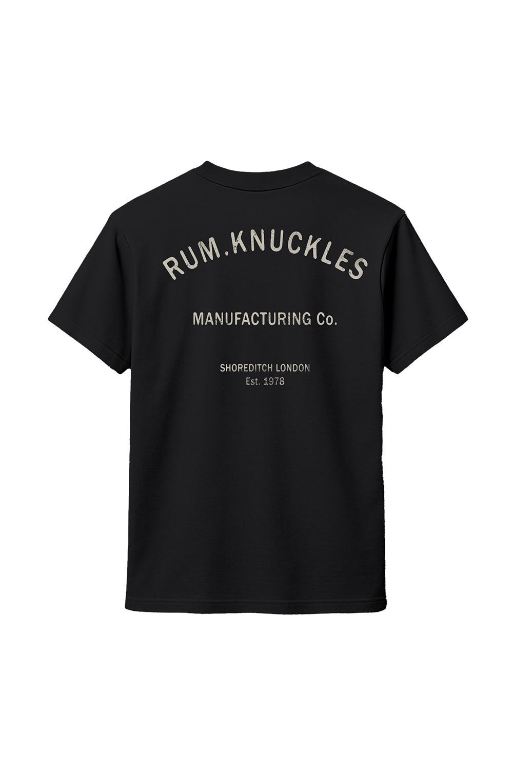 Rum Knuckles - MFG CO. T-Shirt - Black