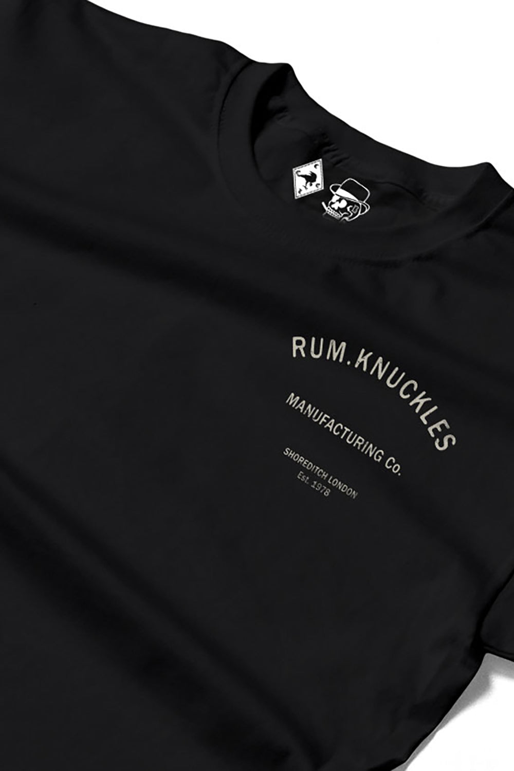 Rum Knuckles - MFG CO. T-Shirt - Black