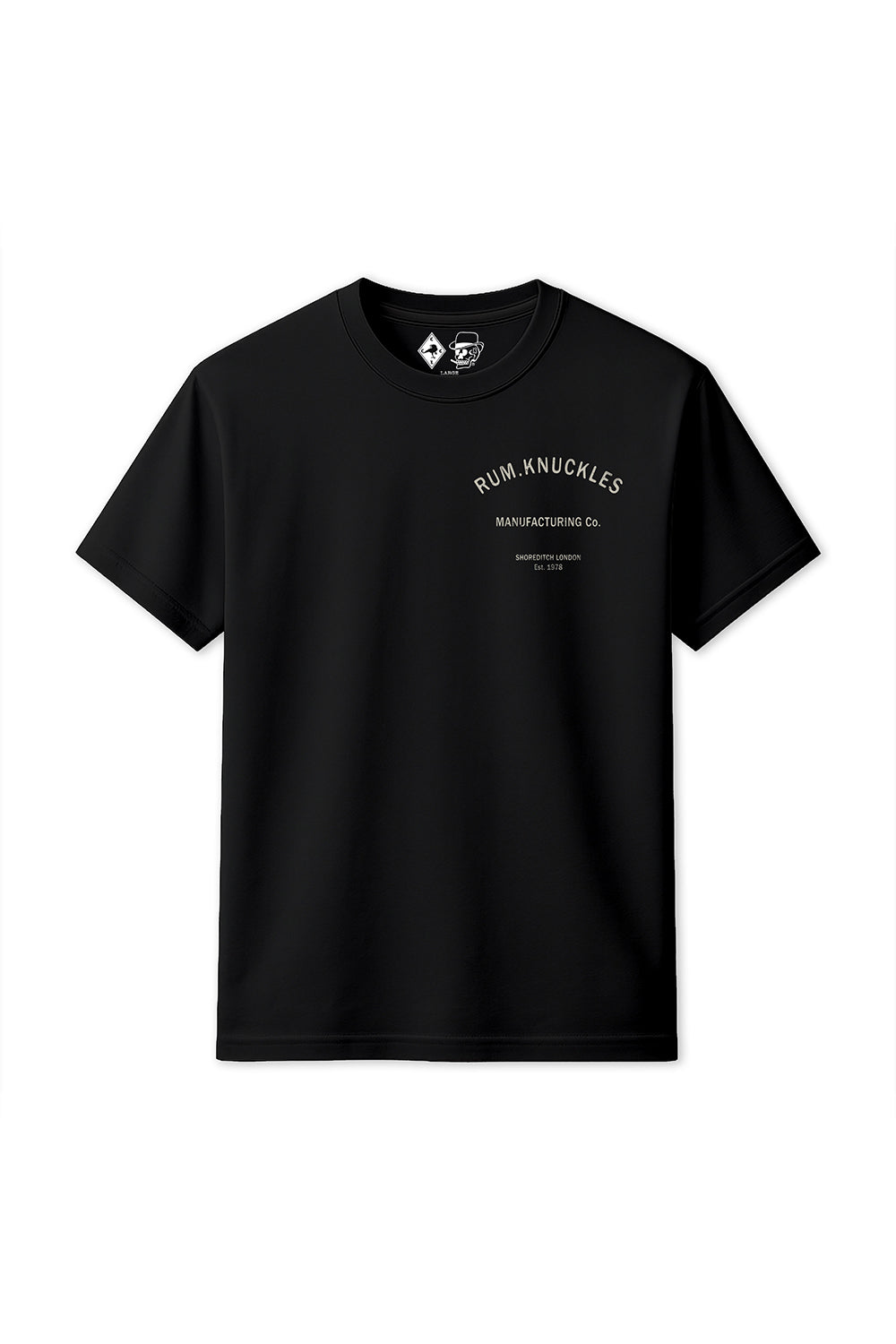Rum Knuckles - MFG CO. T-Shirt - Black