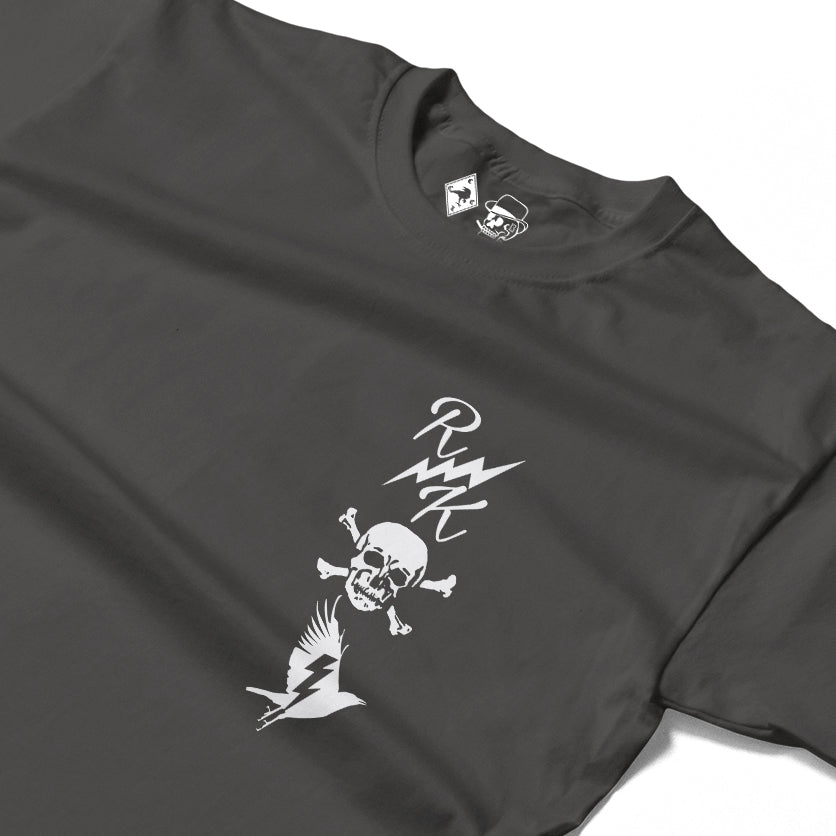 RUM KNUCKLES RK TOTEM Long Sleeve Tee - Charcoal - detail