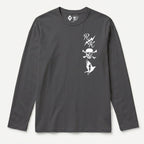 RUM KNUCKLES RK TOTEM Long Sleeve Tee - Charcoal - front