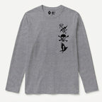 RUM KNUCKLES RK TOTEM Long Sleeve Tee - Heather Grey - front