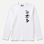 RUM KNUCKLES RK TOTEM Long Sleeve Tee - White - front