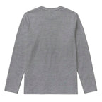 RUM KNUCKLES RAVEN CORVUS Long Sleeve Tee - Heather Grey - back