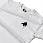 RUM KNUCKLES RAVEN CORVUS Long Sleeve Tee - White - detail