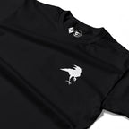 RUM KNUCKLES RAVEN CORVUS Long Sleeve Tee - Black - detail