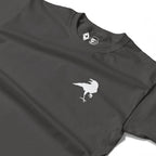 RUM KNUCKLES RAVEN CORVUS Long Sleeve Tee - Charcoal - detail