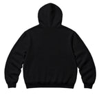 RUM KNUCKLES RAVEN CORVUS Zip Hoodie - Black - back