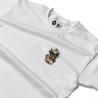 RUM KNUCKLES EAGLE V SNAKE Long Sleeve Tee - White - detail