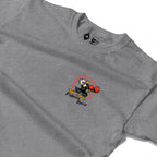 RUM KNUCKLES BOXING EAGLE Long Sleeve Tee - Heather Grey - detail
