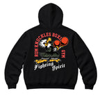RUM KNUCKLES BOXING EAGLE Zip Hoodie - Black - back