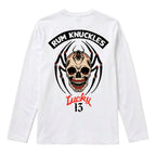 RUM KNUCKLES SPIDER 13 Long Sleeve Tee - White - back