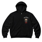 RUM KNUCKLES SPIDER 13 Zip Hoodie - Black - front