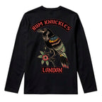RUM KNUCKLES RVN TOWER Long Sleeve Tee - Black - back