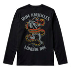 RUM KNUCKLES RK INK Long Sleeve Tee - Black - back