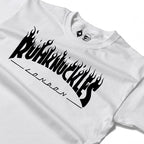 RUM KNUCKLES RK THRASH Long Sleeve Tee - White - detail