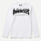 RUM KNUCKLES RK THRASH Long Sleeve Tee - White - front