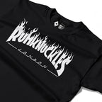 RUM KNUCKLES RK THRASH Long Sleeve Tee - Black - detail