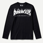 RUM KNUCKLES RK THRASH Long Sleeve Tee - Black - front