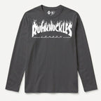 RUM KNUCKLES RK THRASH Long Sleeve Tee - Charcoal - front