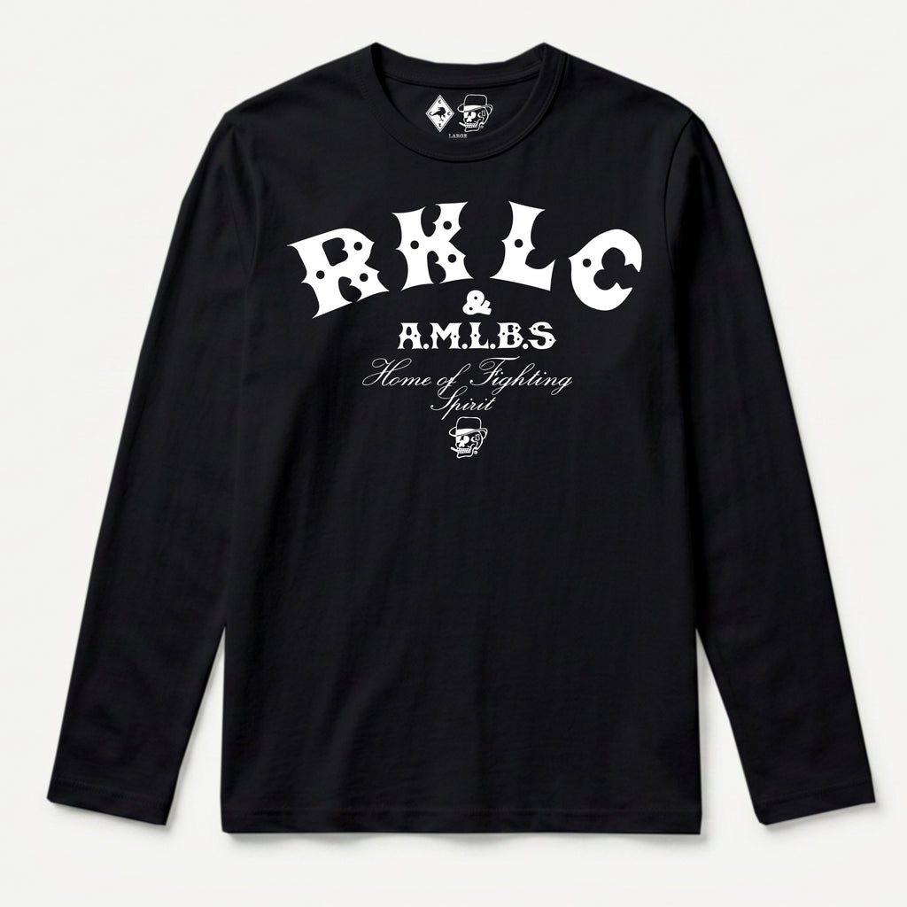 RUM KNUCKLES RKLC HOME Long Sleeve Tee - Black - front