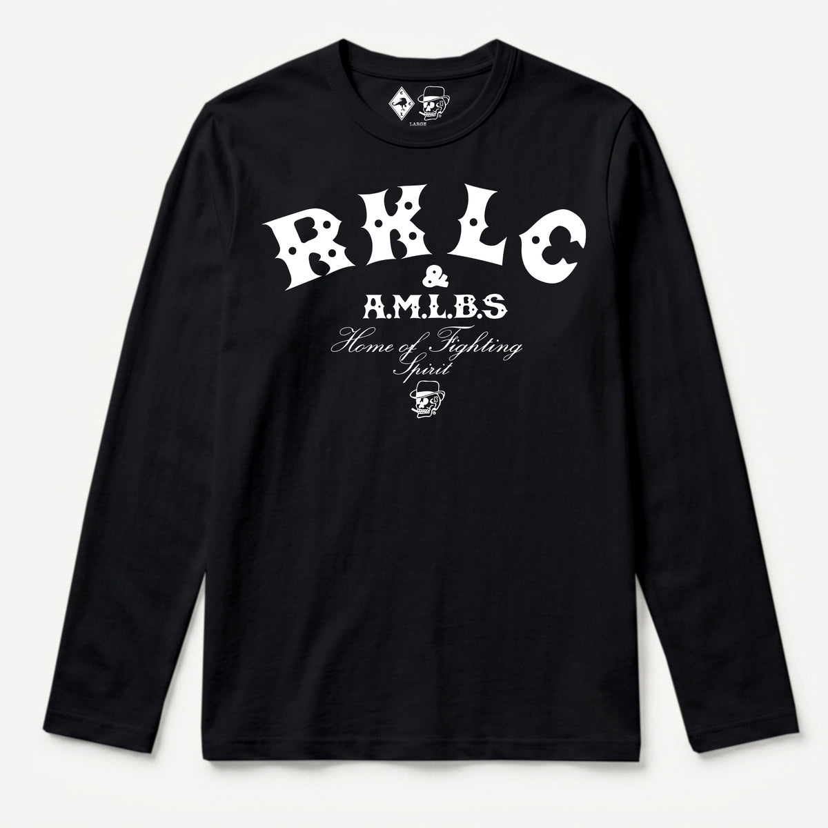 RUM KNUCKLES RKLC HOME Long Sleeve Tee - Black - front