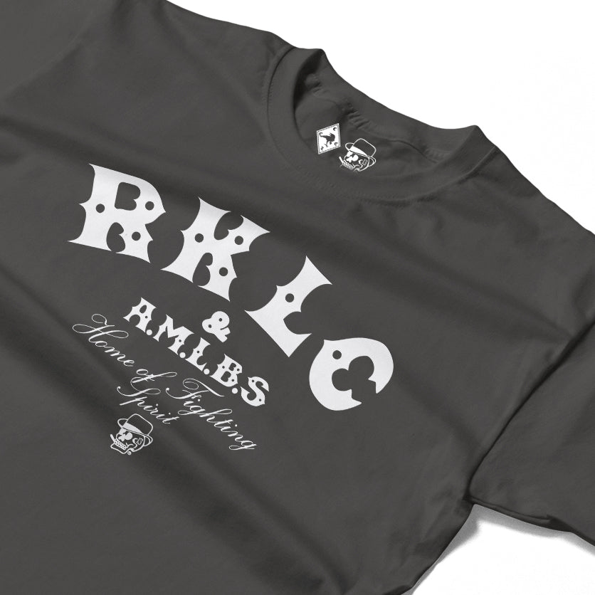 RUM KNUCKLES RKLC HOME Long Sleeve Tee - Charcoal - detail
