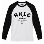 RUM KNUCKLES RKLC HOME Baseball Tee - White/Black - front