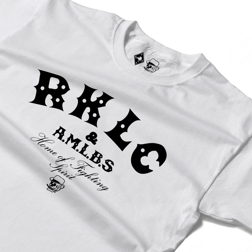 RUM KNUCKLES RKLC HOME Long Sleeve Tee - White - detail