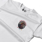 RUM KNUCKLES SKULL MOTO Long Sleeve Tee - White - detail