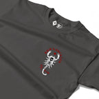 RUM KNUCKLES SCORPIO Long Sleeve Tee - Charcoal - detail